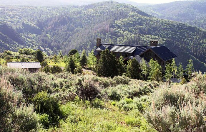 Private Residence on grassy terrain